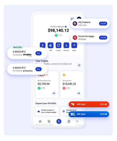 Titan Vault App Mockup